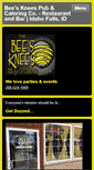 Mobile Screenshot of beeskneespub.com